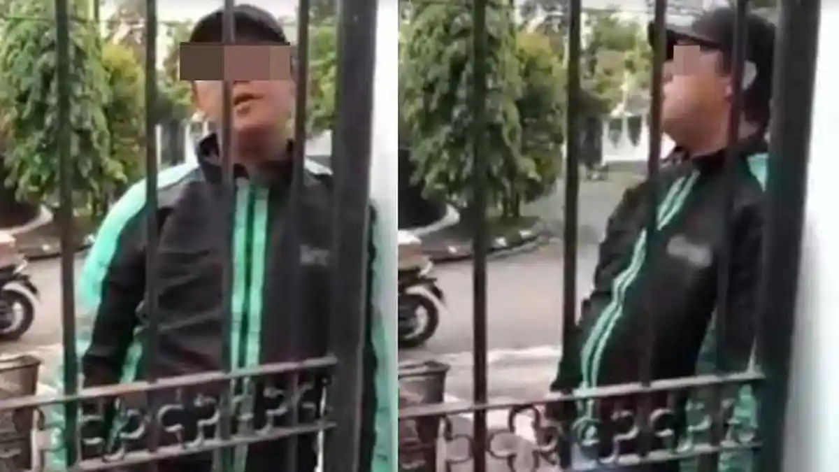 Viral Pria Beratribut Ojol Paksa Warga Surabaya Terima Barang Bukan Pesanan, Ini Penjelasan Polisi