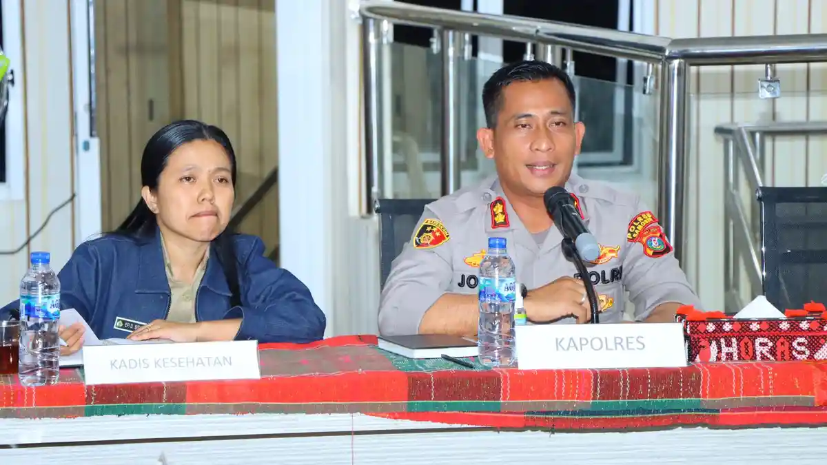 Kapolres Samosir Kembali Pimpin Rakor Untuk Percepat Vaksinasi