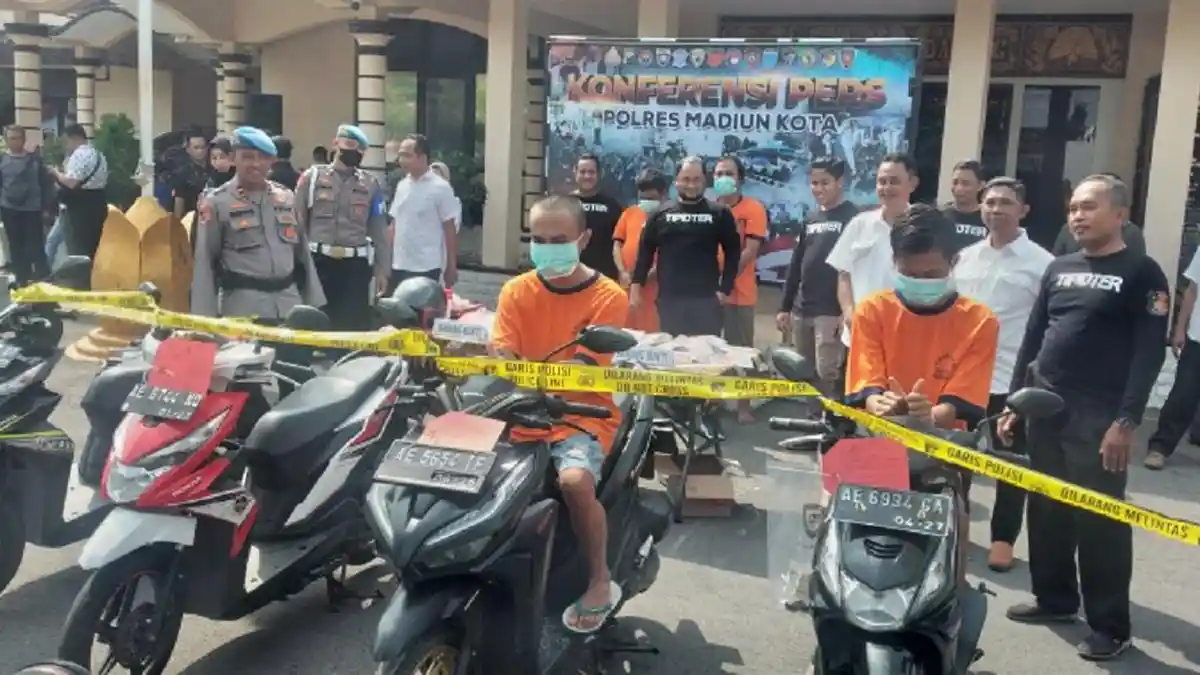 Cari Modal Usaha, Tiga Remaja di Madiun Nekat Curi Motor