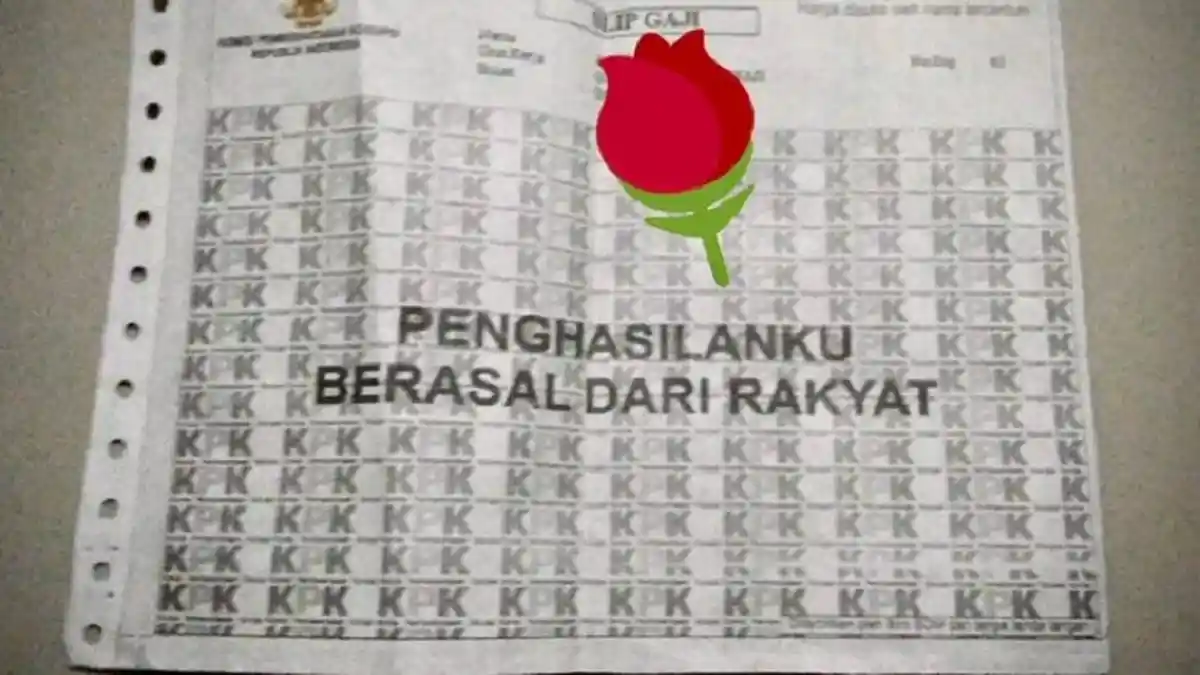 Hari Terakhir, Febri Diansyah Bocorkan Slip Gaji Pegawai KPK 'PENGHASILANKU BERASAL DARI RAKYAT'