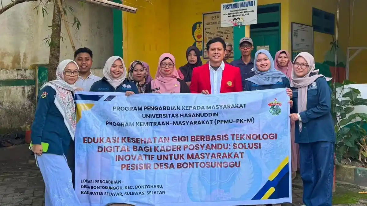 Unhas Latih Kader Posyandu Selayar Edukasi Kesehatan Gigi Berbasis Digital - Tribun-timur.com