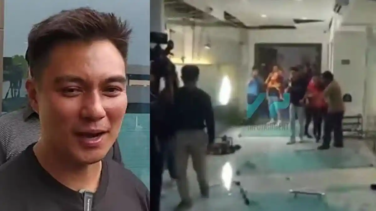 Semua Kaget Kantor Baru Baim Wong Tiba-tiba Ambruk, Benarkah karena Gempa? Ini Kata Baim