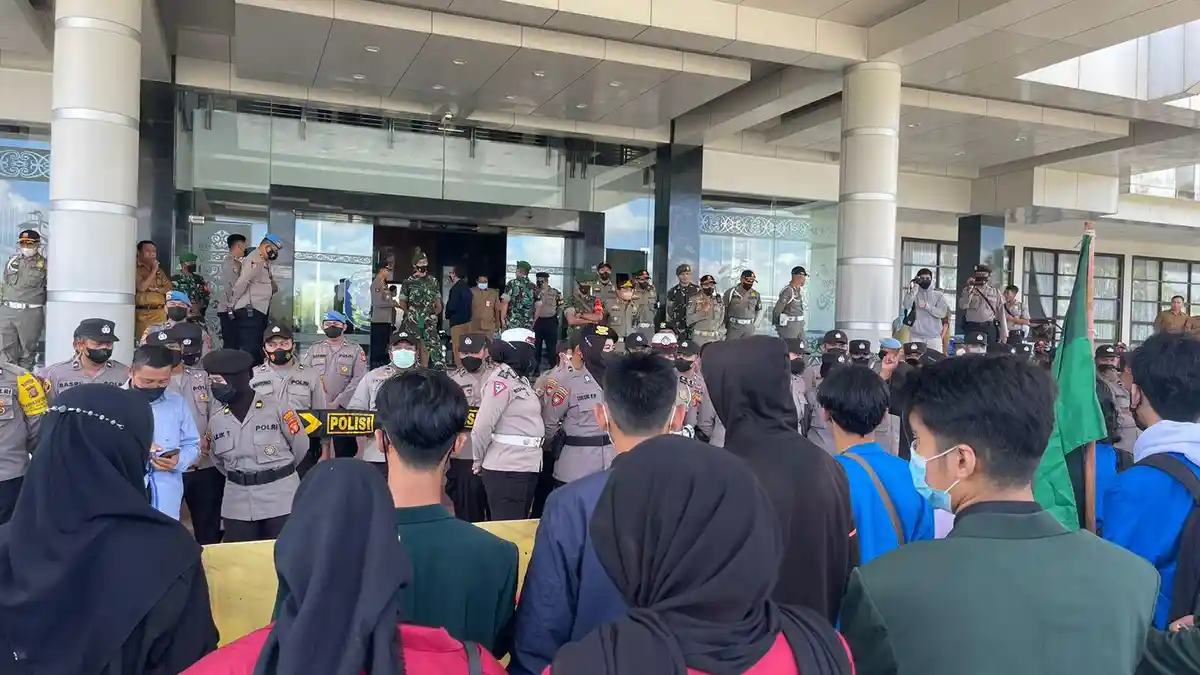 Tolak Kenaikan BBM, Mahasiswa di Bontang Juga Soroti Persoalan Banjir