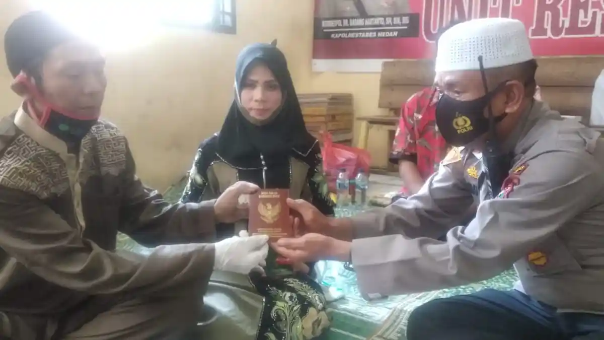 Kapolsek Medan Timur Jadi Saksi Nikah Tahanan Kasus Narkotika