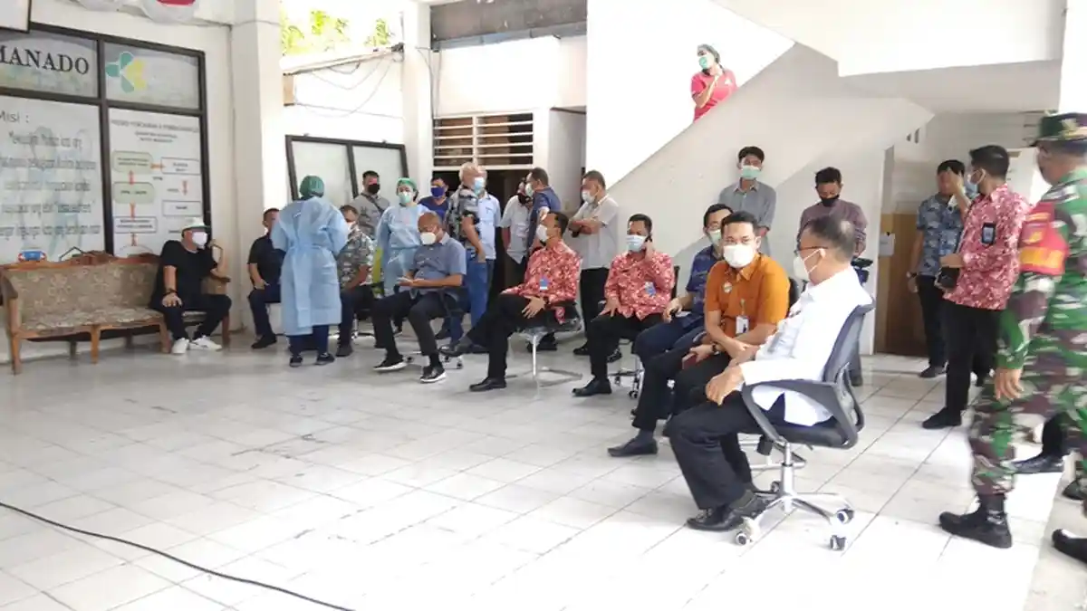 10 Kadis Kota Manado Masuk Dalam Data Awal Vaksinasi Covid-19