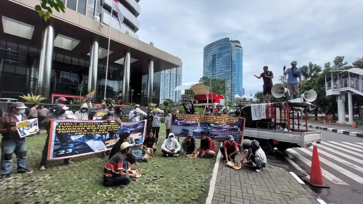 Gelar Aksi di Depan Gedung KPK, Formam Tuntut Dugaan Korupsi Formula E Diusut Tuntas