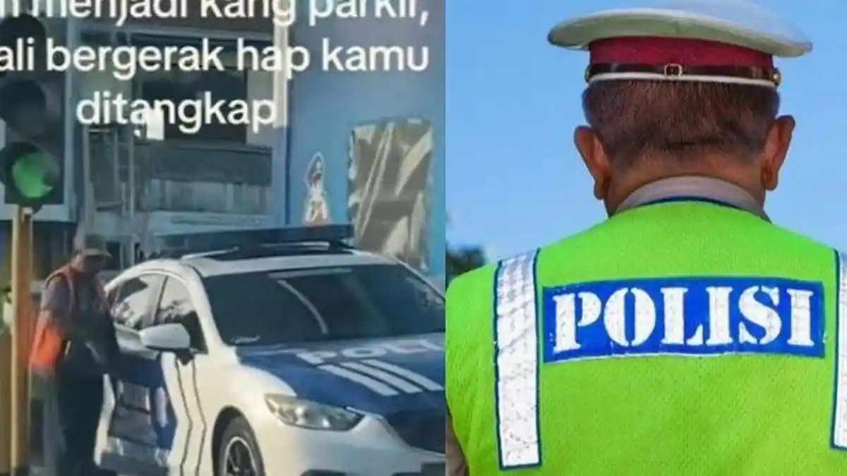Viral Tukang Parkir Keluar dari Mobil Polisi, Disebut Netizen Intel, Polres Cilacap Ungkap Sosoknya