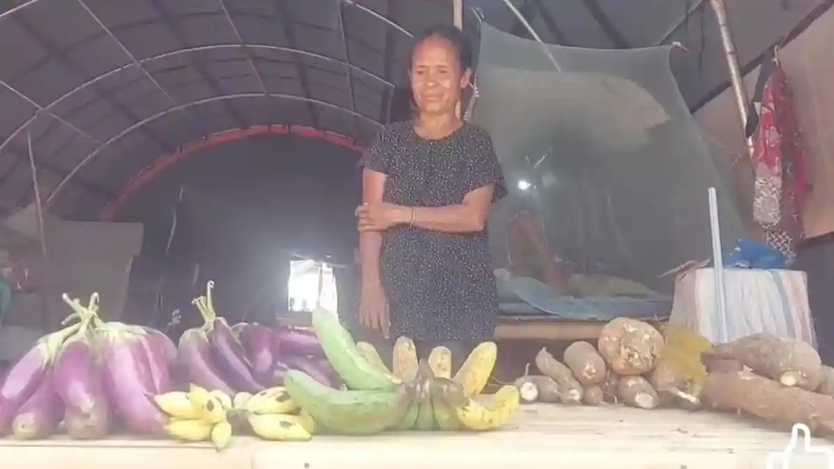 Penyintas Letusan Gunung Lewotobi Jual Sisa Harta di Tenda Pengungsian