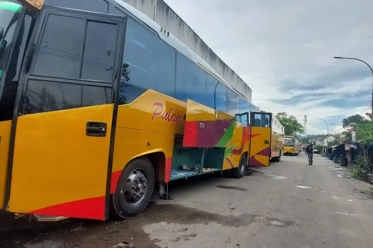 Terdampak Aksi Mogok Sopir Bus Balikpapan, Terminal Sungai Kunjang Samarinda Sempat Mati Suri