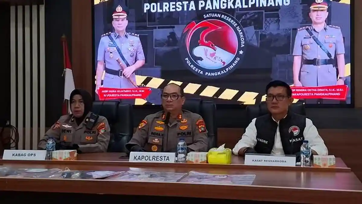 Antisipasi Narkoba Jenis Baru, Polresta Pangkalpinang Komitmen Berantas Peredaran Narkotika - Bangkapos.com