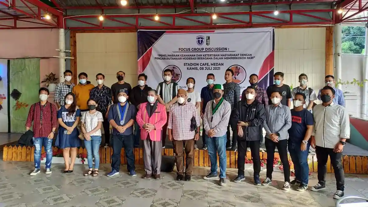 Bumikan Nilai Pancasila, HMI dan GMKI Sumut Gelar FGD Memperkokoh NKRI