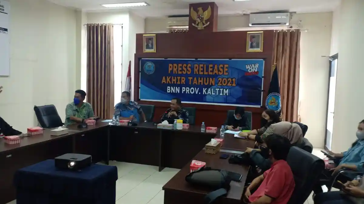 BNNP Kaltim Beber Kasus Narkotika di Kalimantan Timur Menurun