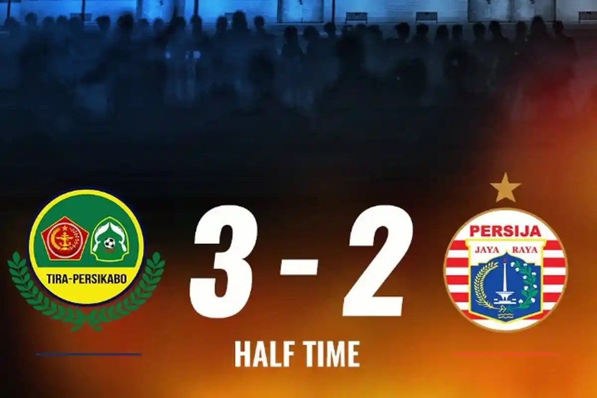 Link Live Skor Hasil PS Tira Persikabo vs Persija Jakarta, Hujan Gol Babak Pertama, Skor 3-2