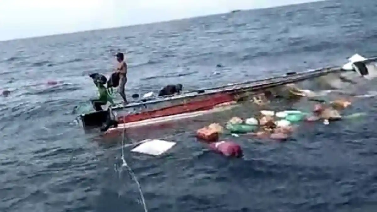 Kapal Penangkap Ikan Terbalik di Perairan Selayar,  24 Orang Hilang, 2 Tewas, 11 Selamat
