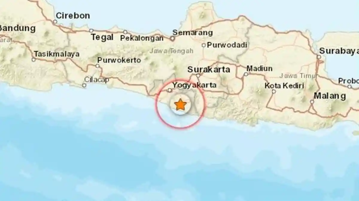 Gempa Hari Ini di Yogyakarta Selasa 25 Juli 2023, Info BMKG Gempa di Gunungkidul dan Bantul