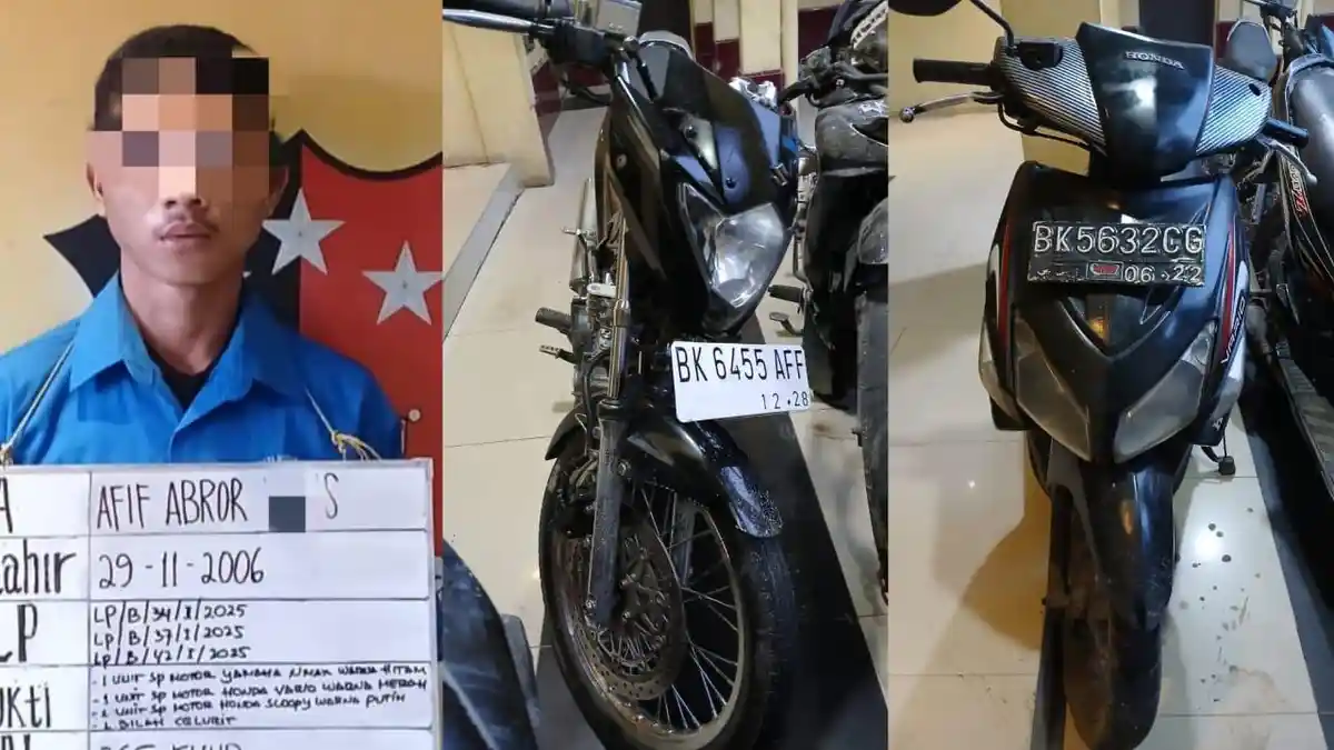 Polsek Medan Labuhan Tangkap Tersangka Begal Sadis dan Penadah Barang Curian