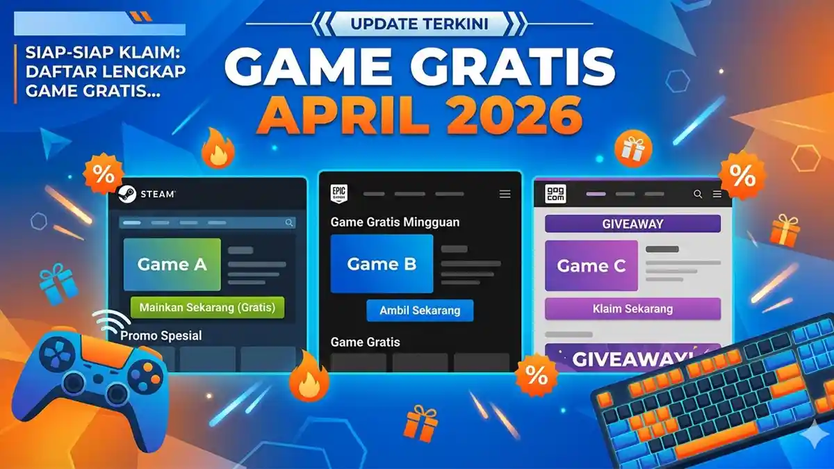 Daftar Game Steam dan Epic Gratis untuk Diklaim pada April 2026 Ini