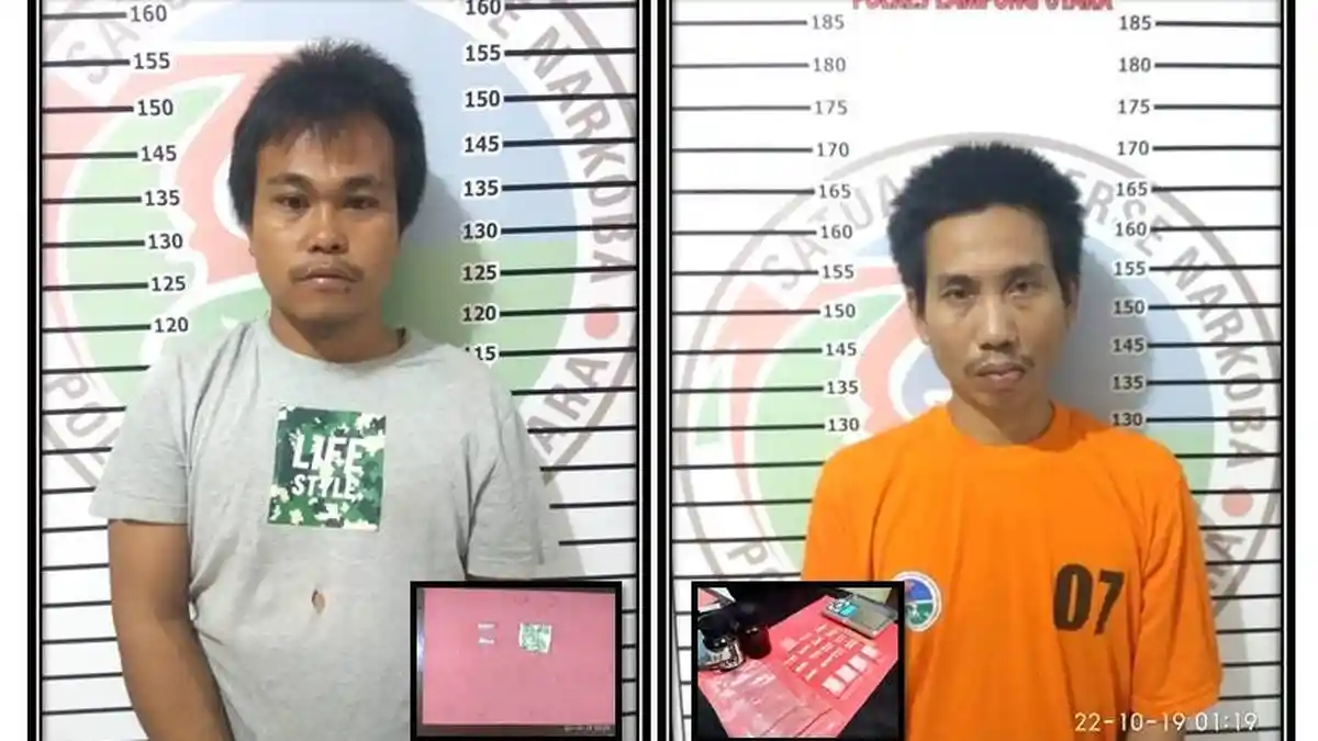 Dua Bandar Sabu Diringkus Tim Cobra, Polisi juga Amankan Barang Bukti 19 Paket Sabu