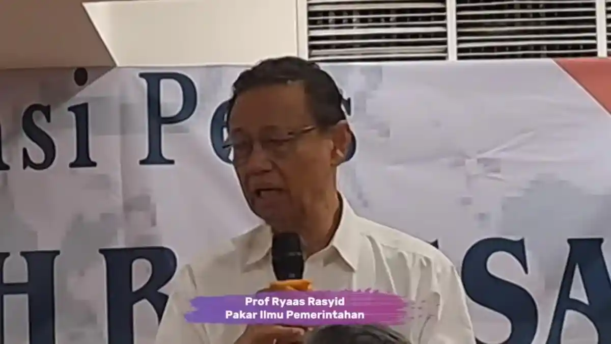 Viral Ryaas Rasyid Mantan Menteri Otoda Menangis Lihat Dinamika Pilpres ...
