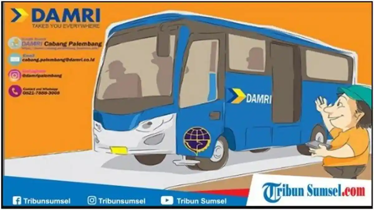 Bus Damri Palembang Tugumulyo, Jadwal Keberangkatan dan Harga Tiket, Update Agustus  2022