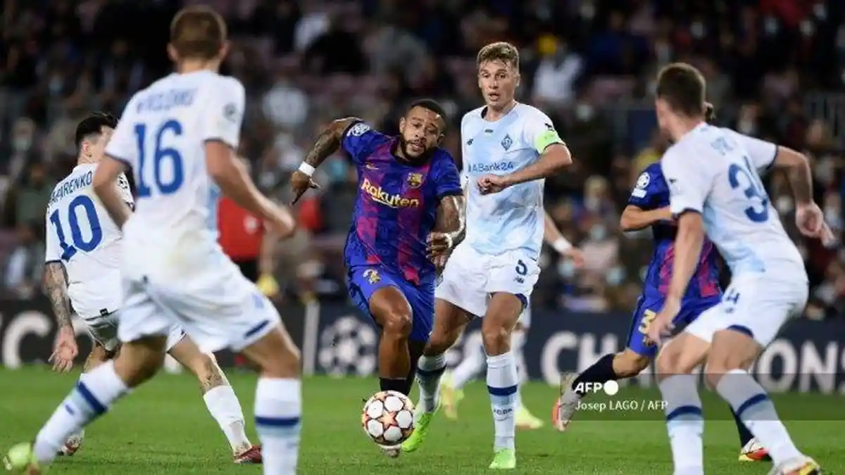 Hasil Liga Champions Barcelona vs Dynamo Kiev, Akhirnya Barca Berhasil Mendapatkan 3 Poin Pertamanya
