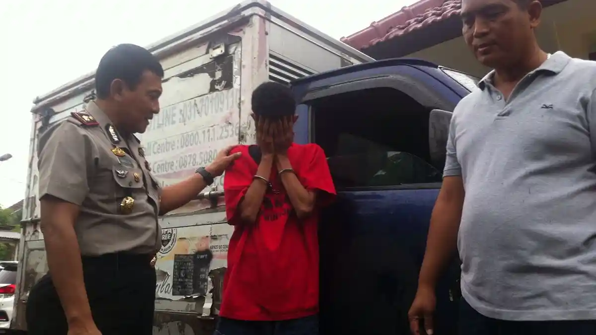 Kecanduan Narkoba, Pemuda Nekat Sikat Mobil Box di Perumahan TNI