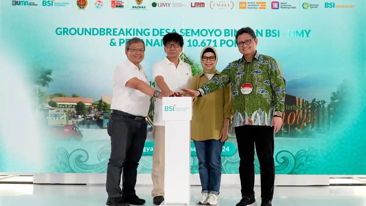 Perkuat Implementasi ESG, BSI Kembangkan Ekonomi dan Tanam Pohon di Desa Semoyo Yogyakarta