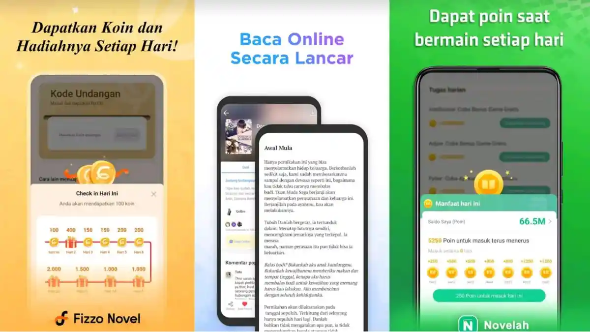 5 Aplikasi Penghasil Uang Ini Cocok untuk yang Suka Baca Novel