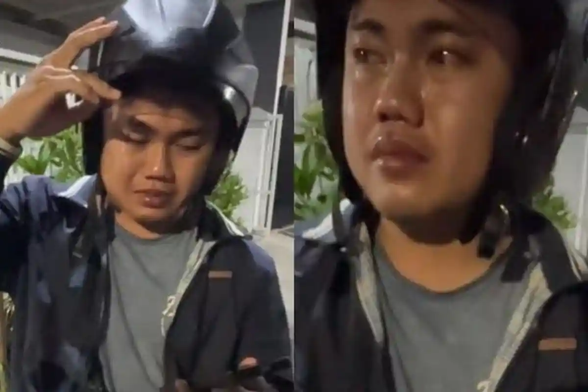 Kena Tipu Rp400 Ribu, Driver Ojol Nangis Pilu, Tabungan Ludes Padahal Buat Bayar Utang Ibu
