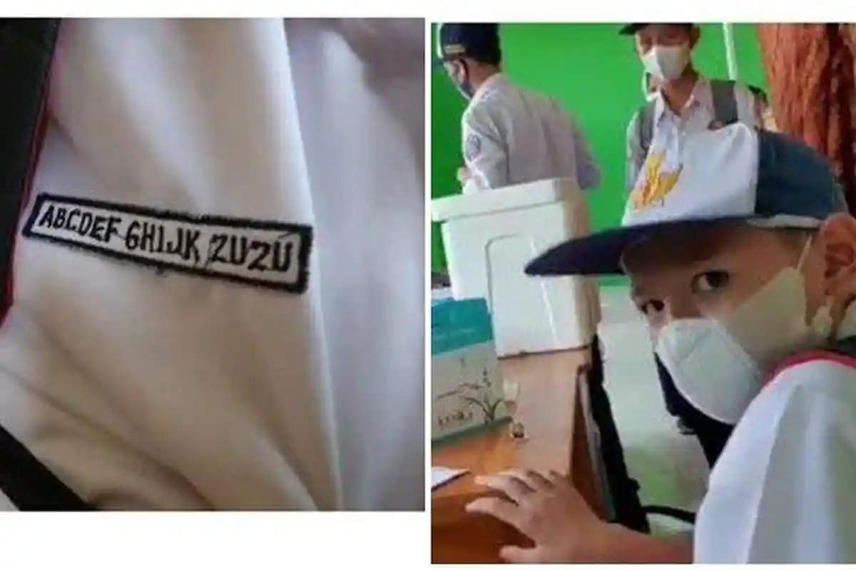 Anak SMP Ini Viral Gegera Ikut Vaksin, Namanya ABCDEF GHIJK Zuzu, Ini Harapan di Baliknya