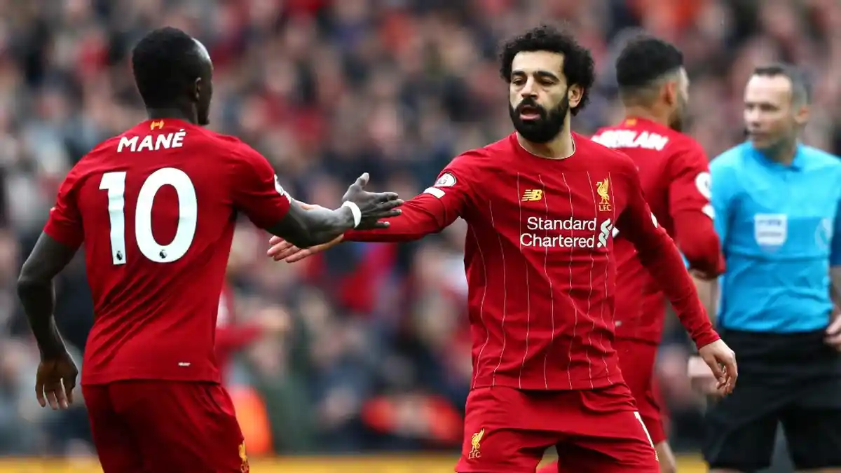 Hasil Babak Pertama Liverpool vs Bournemouth 2-1, Sadio Mane dan Mohammed Salah Balikkan Skor