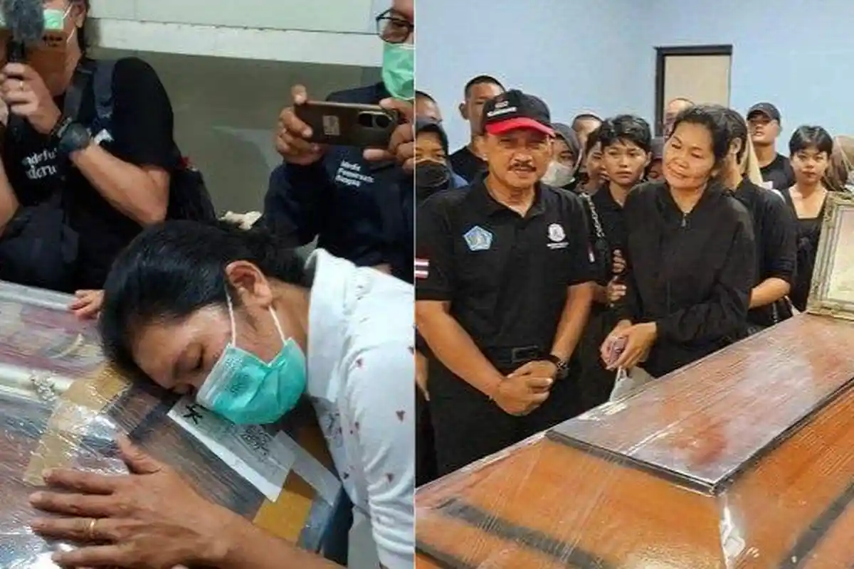 Tangisan Pilu Sang Ibu di Peti Mati Putu Satria dan Muncul Dugaan Kecemburuan Senior