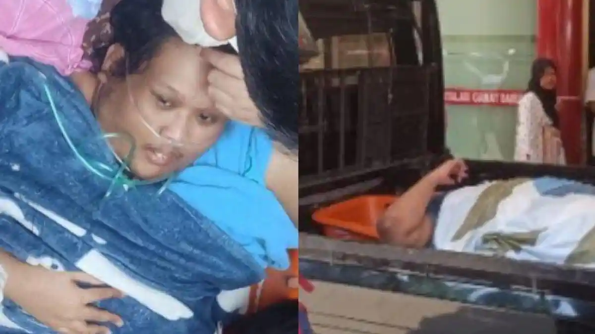 Terpeleset di Kamar Mandi, Pria Obesitas 200 Kg Dievakuasi Petugas Damkar ke Rumah Sakit