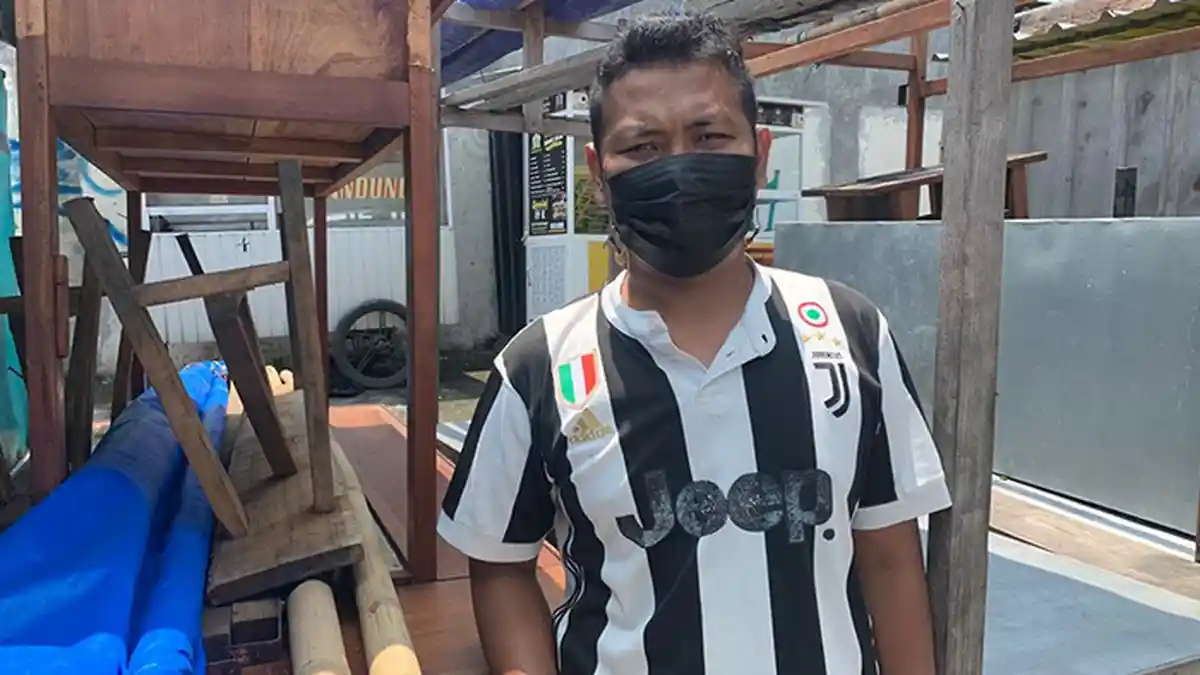 Viral Pedagang Angkringan Tertimpa Baliho Saat Angin Ribut di Karanganyar, Begini Nasibnya Sekarang