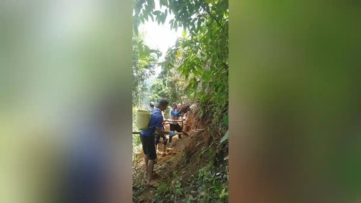 Di Atas Air Terjun Haratai Loksado Ternyata Ada Air Terjun Lagi, Ada Juga Gua Ranuan
