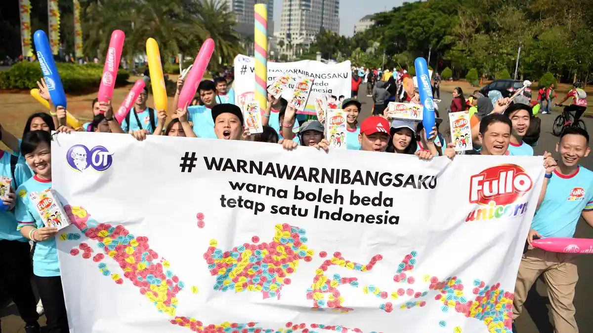 Kampanyekan Warna-Warni Bangsaku untuk Satu Indonesia