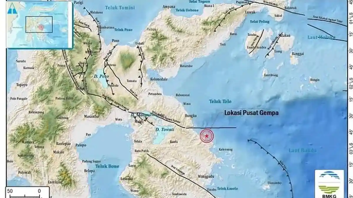 Gempa Magnitudo 3,5 Guncang Morowali