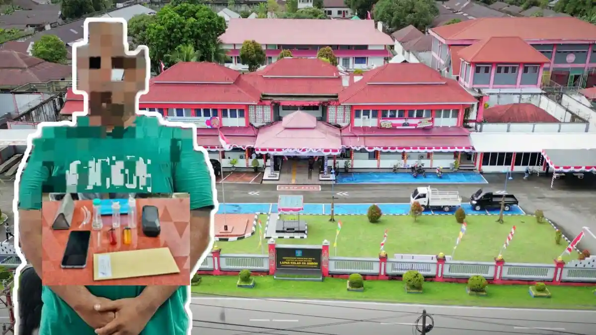 Ditangkap Polisi, Tersangka Akui Beli Sabu dari Penghuni Lapas Kelas II A Ambon
