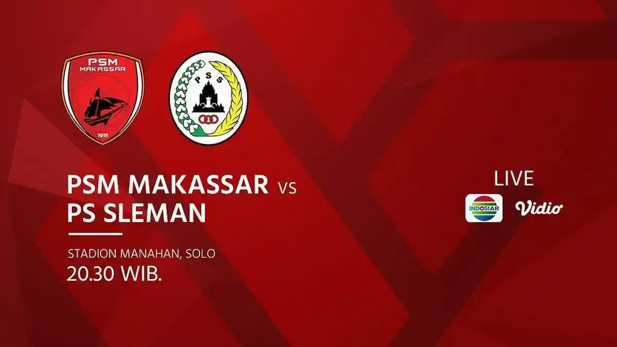 LINK Nonton TV Online PSM VS PSS Piala Menpora 2021 Live Streaming Indosiar Jam 20.30 WIB