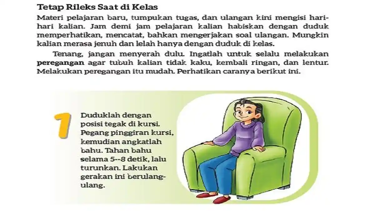 Kunci Jawaban Bahasa Indonesia Kelas 7 Halaman 80, Tetap Rileks Saat di ...