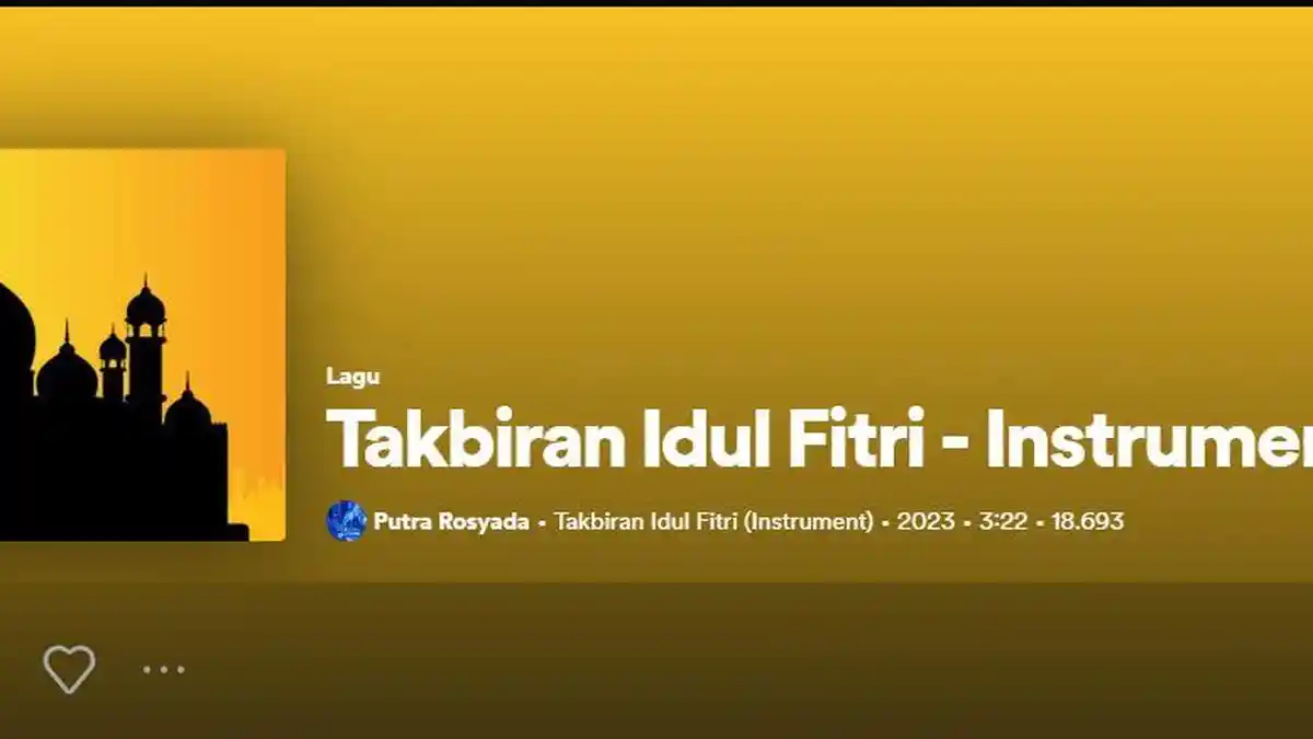 2 LINK MP3 Takbiran Idul Fitri Instrument by Putra Rosyada