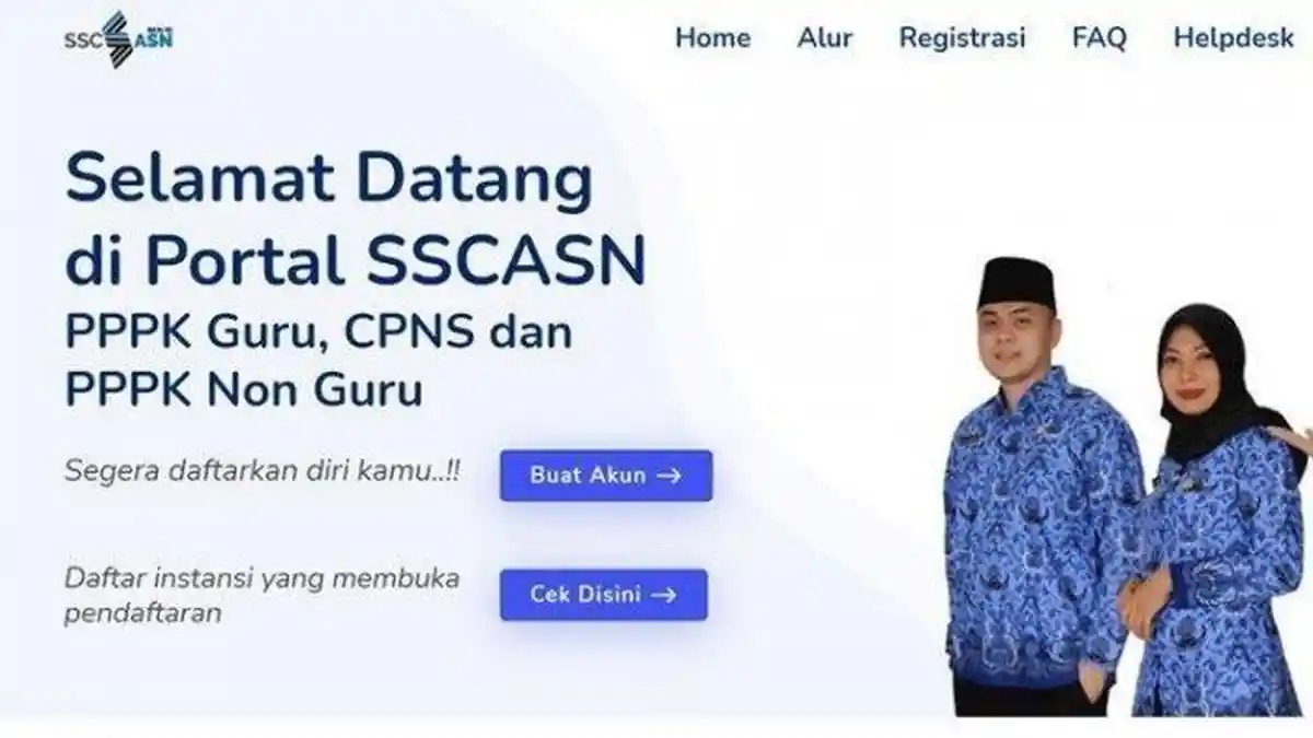 CARA Buat Akun CPNS sscn di https //sscn.bkn.go.id/ untuk Seleksi CPNS, Cek Batas Pendaftaran CPNS