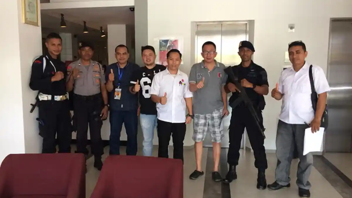 Kontingen Pesparani Sulut Dikawal Tim Gabungan TNI-Polri di Hotel Amaris