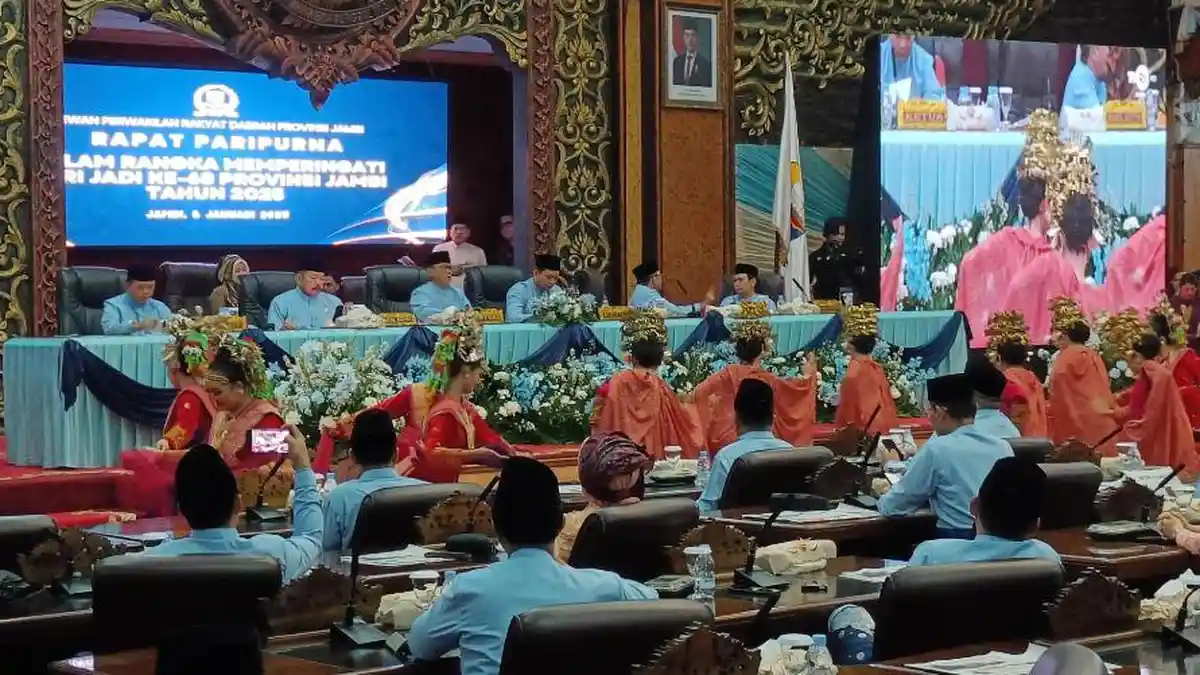 Rapat Paripurna Istimewa Hari Jadi Ke-68 Provinsi Jambi Dimulai