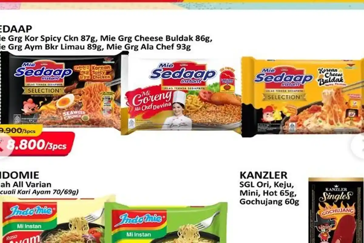 Promo Alfamart JSM 3-5Oktober : MInyak Goreng, Mie Instant, Susu UHT, Susu Bubuk