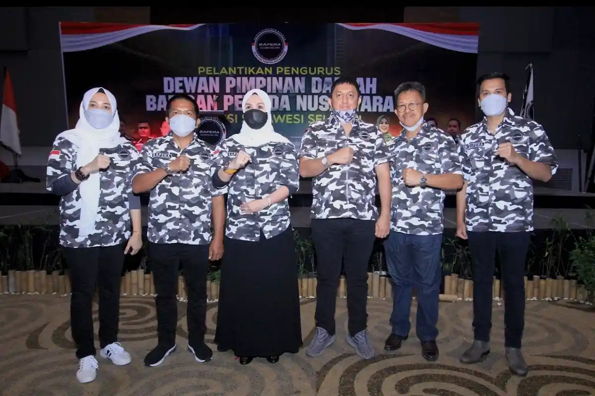 Bapera Sulsel Gelar Donor Darah dan Bagi-bagi Sembako Hingga Santuni Anak Yatim