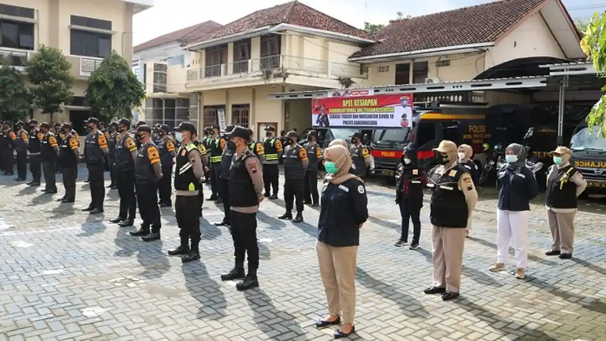 Bhabinkamtibmas dan Nakes Polres Banjarnegara Siap Terjun Jadi Tracer dan Vaksinator Covid