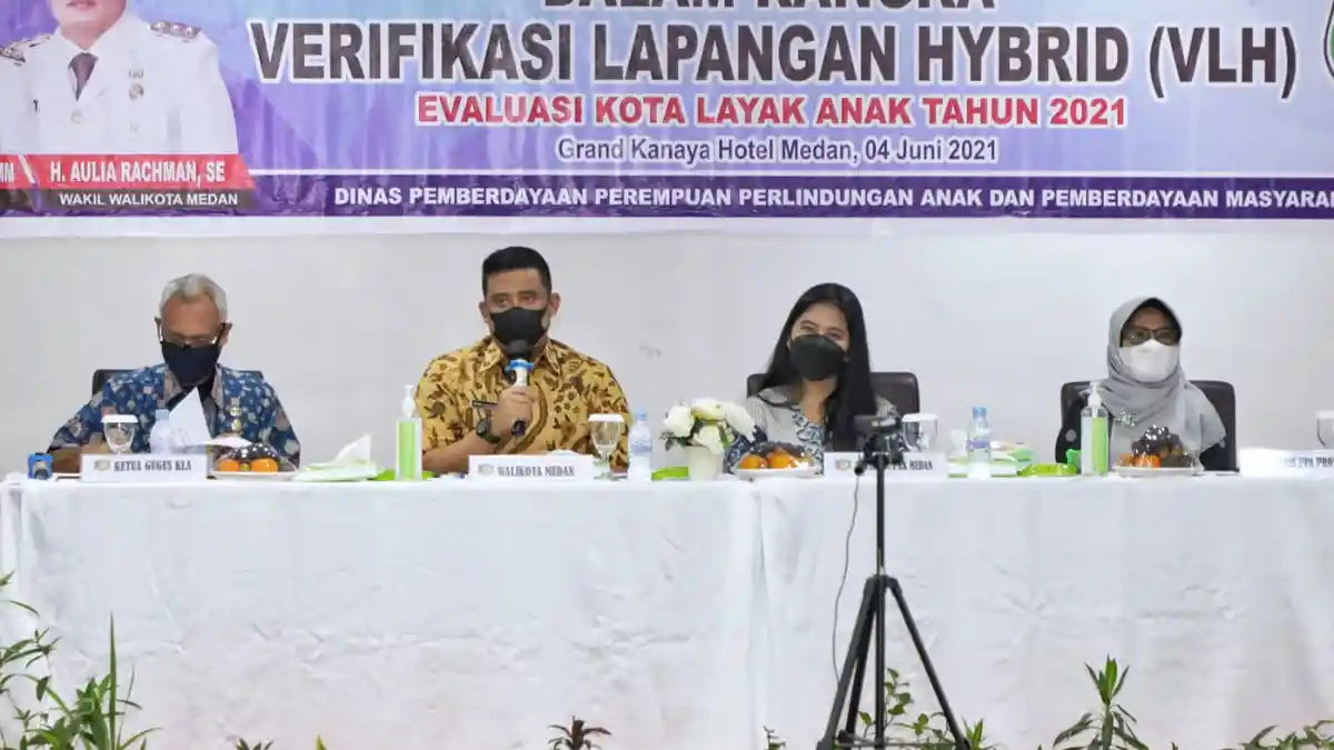Bobby Nasution Berharap Medan Dapat Menjadi Kota Layak Anak tahun 2021