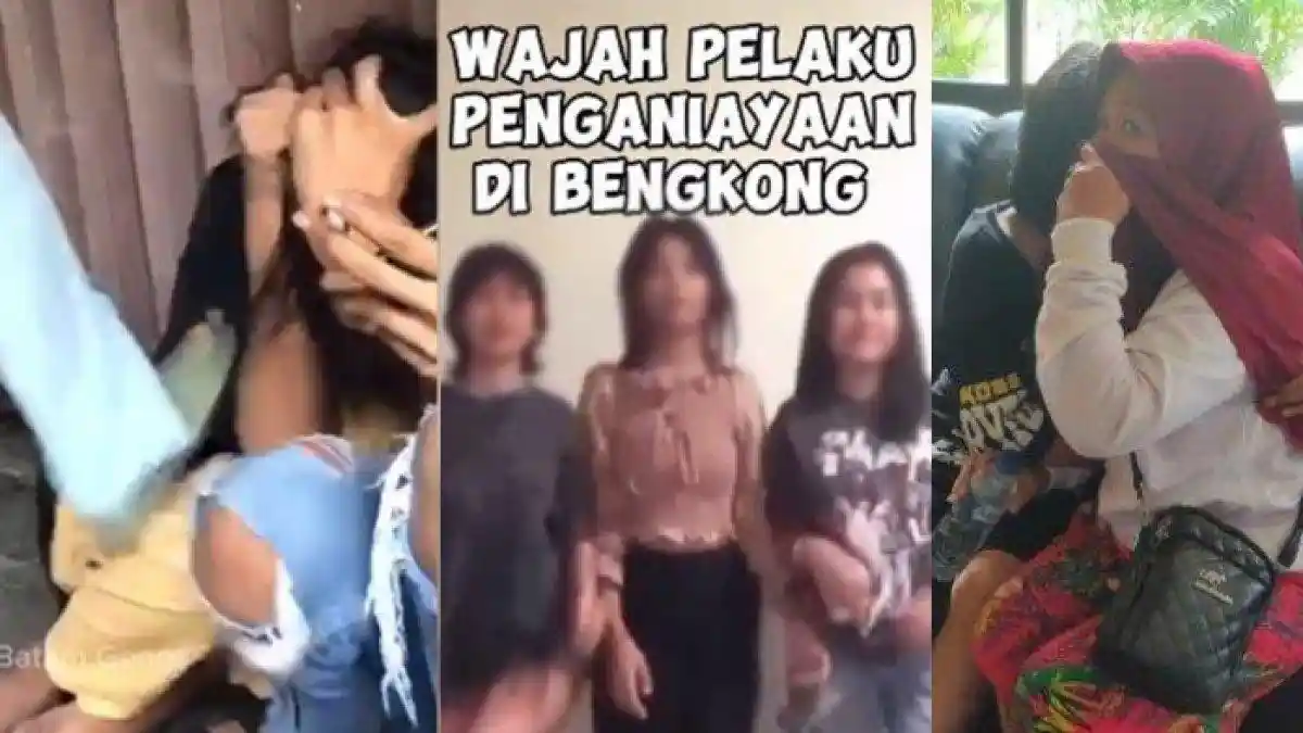 TAMPANG 4 Pelaku Bullying Sadis pada Wanita di Batam, Setelah Viral Akhirnya Ditangkap