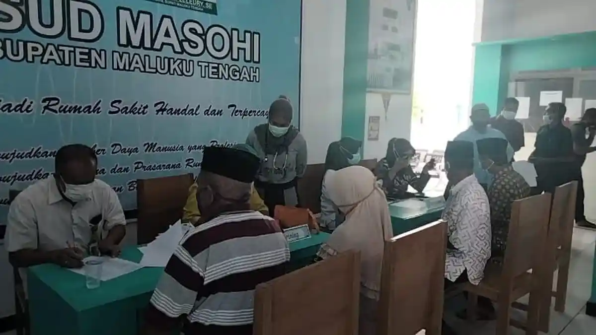 Vaksinasi Covid-19 Maluku Tengah Baru Capai 6,2 Persen dari Target 254.257 Orang